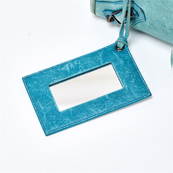 BALENCIAGA シティ ハンドバッグ 115748 ターコイズ グリーン レザー