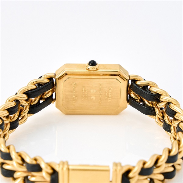 CHANEL プルミエール H0001 クオーツ 腕時計 XL ブラック文字盤