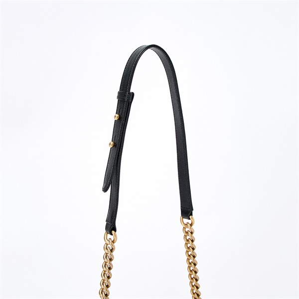 CHANEL ボーイシャネル シングルフラップダブルチェーン ミディアム