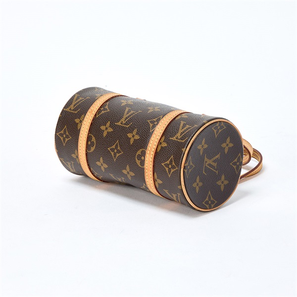 LOUIS VUITTON パピヨン 19 ハンドバッグ ブラウン ゴールド PVC
