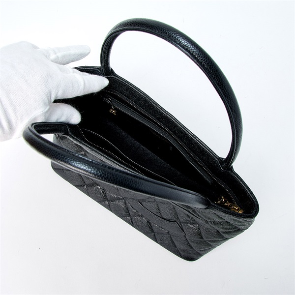 CHANEL マトラッセ 復刻 2002年 トートバッグ ブラック ゴールド