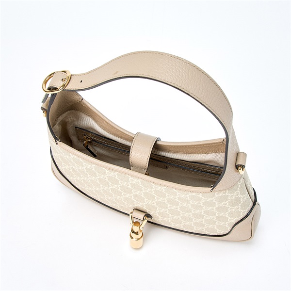 GUCCI ジャッキー 1961 GGスプリーム スモール ハーフムーン