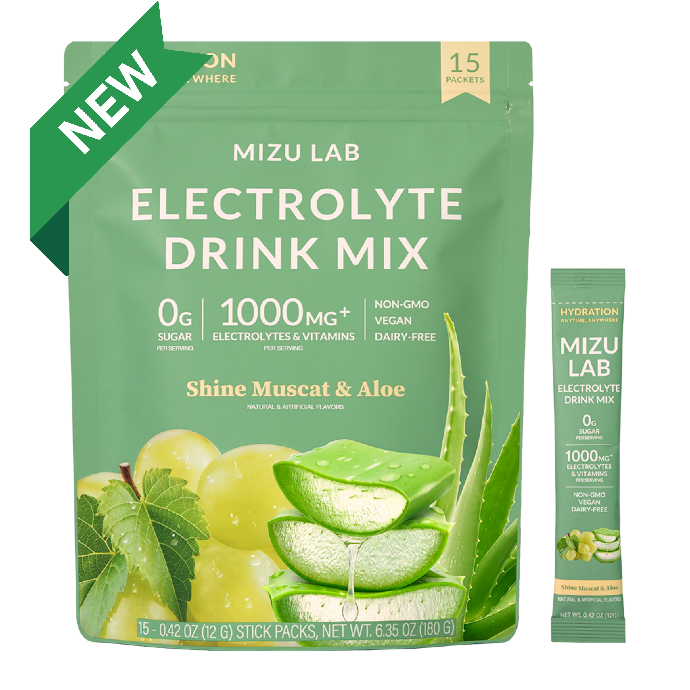 Shine Muscat Grape & Aloe Electrolytes - Zero Sugar