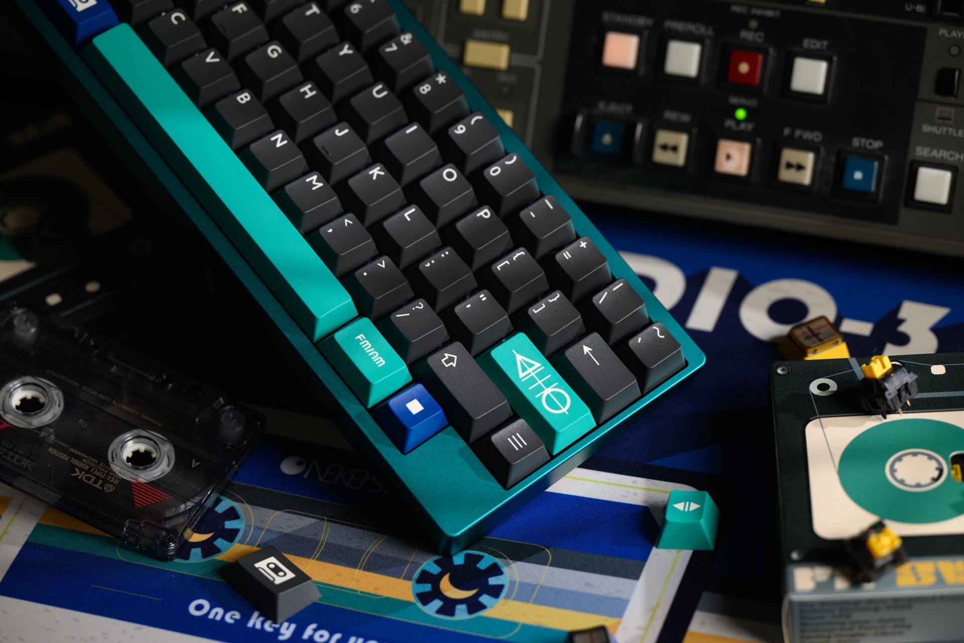 PBTfans Tape & Radio Double-Shot ABS Keycap Set – MonacoKeys