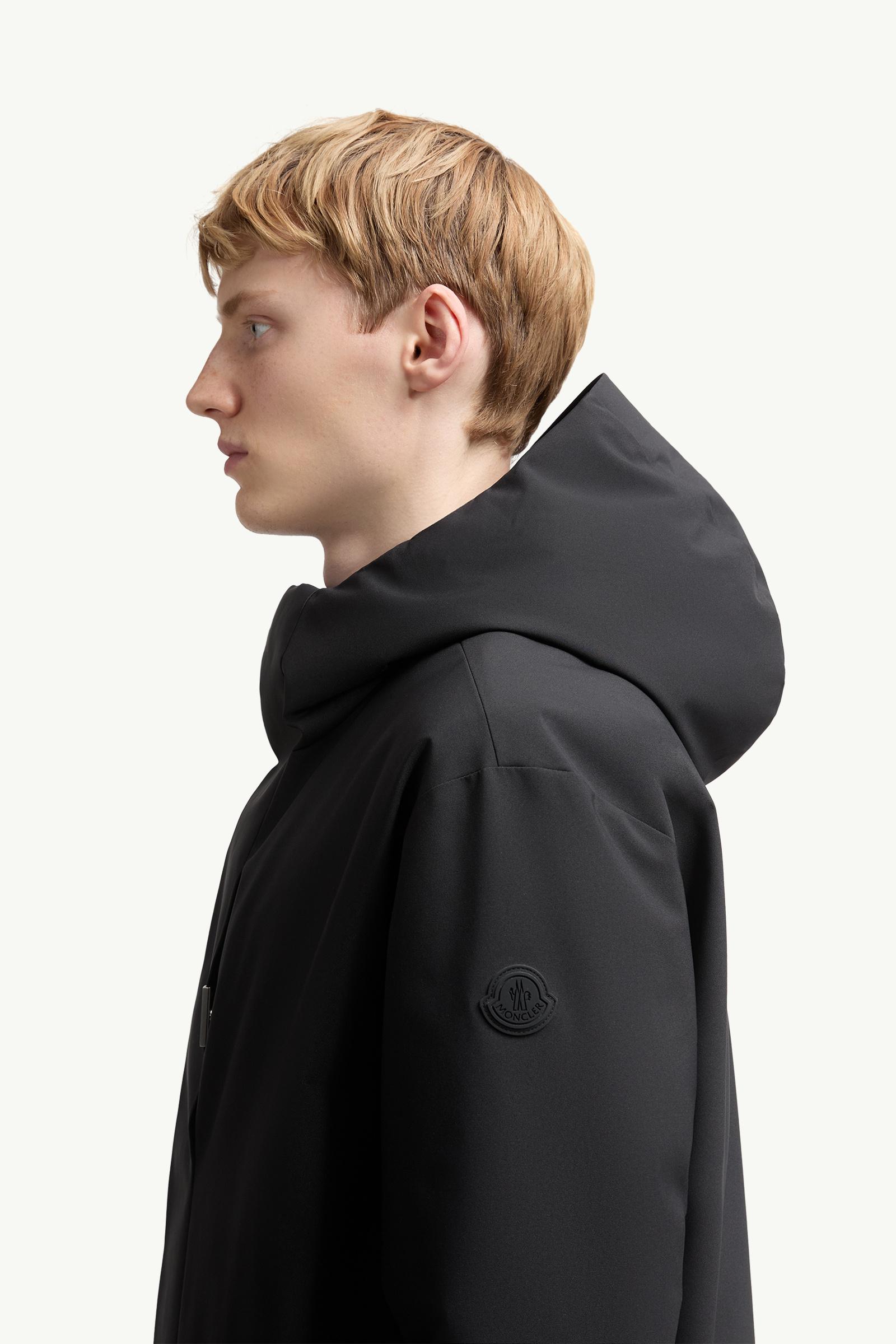 Black Gatillier Hooded Short Down Jacket - Short Down Jackets for