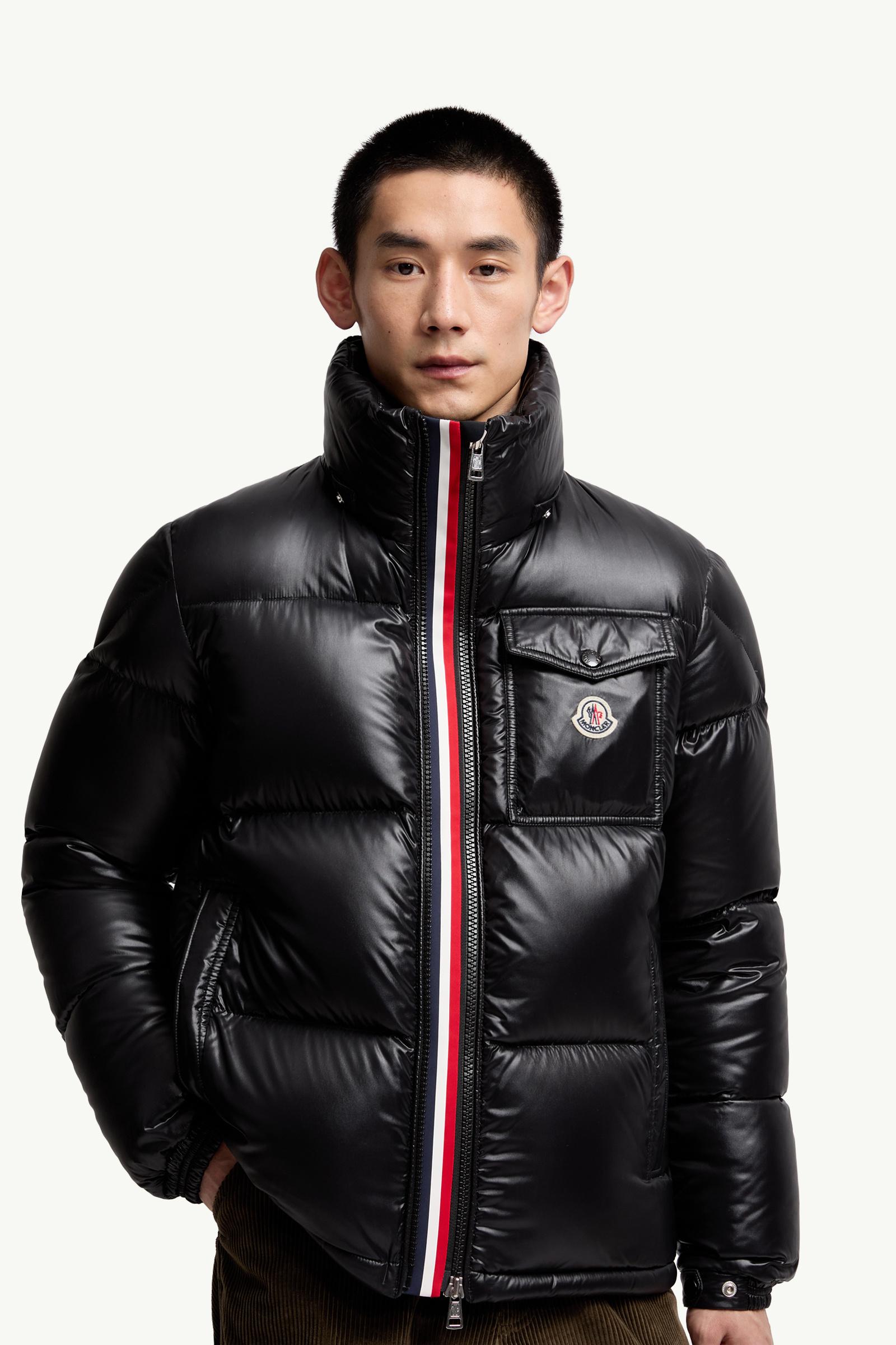 Black Montbeliard Hooded Short Down Jacket - Short Down Jackets