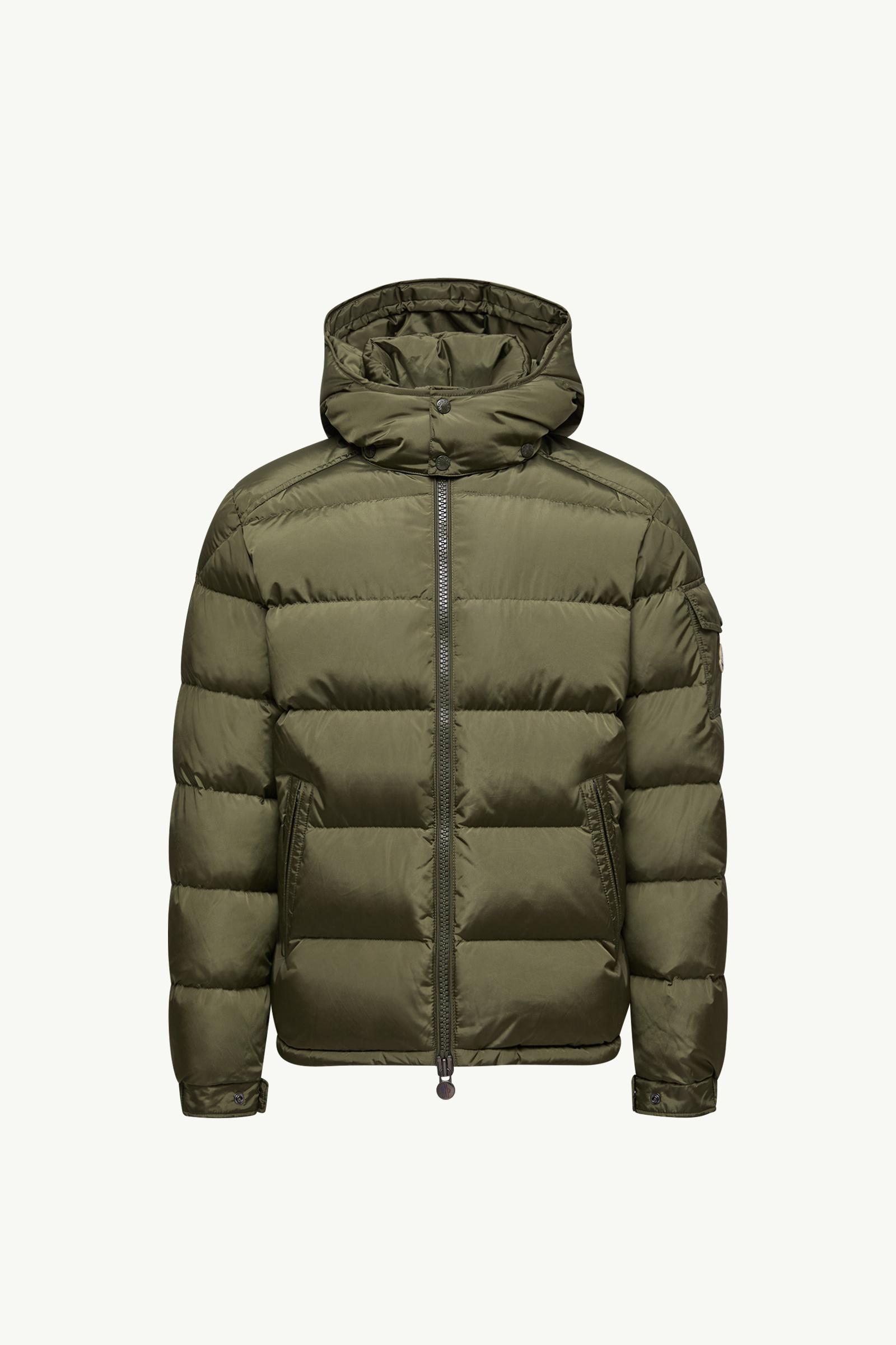 オリーブグリーン Moncler Mayaショートダウンジャケット : ショート