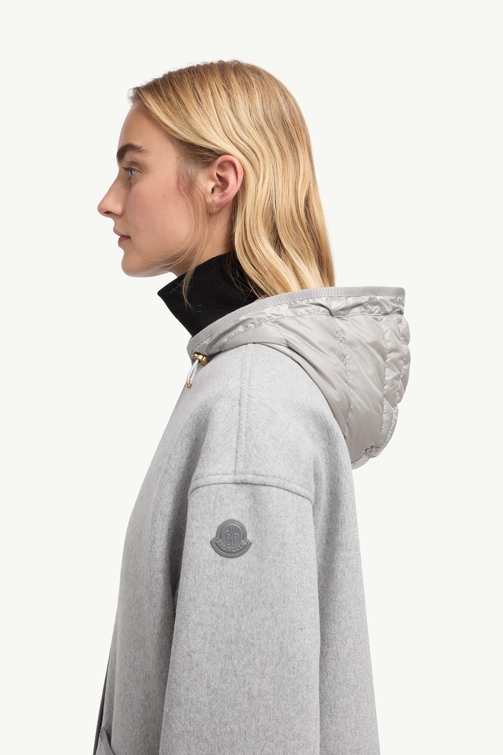 グレー Reposse ショートダウンジャケット : ロングジャケット