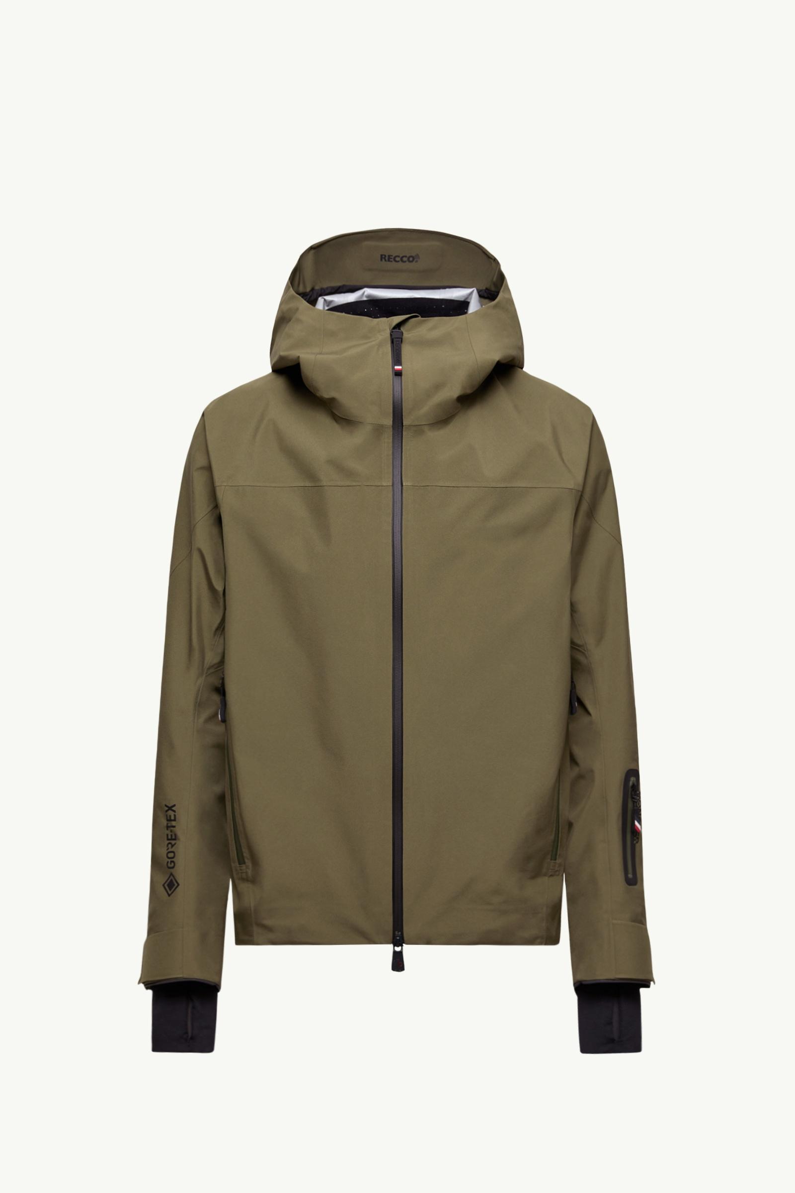 Olive Green Hinterburgs Hooded GORE-TEX Ski Jacket - Windbreakers