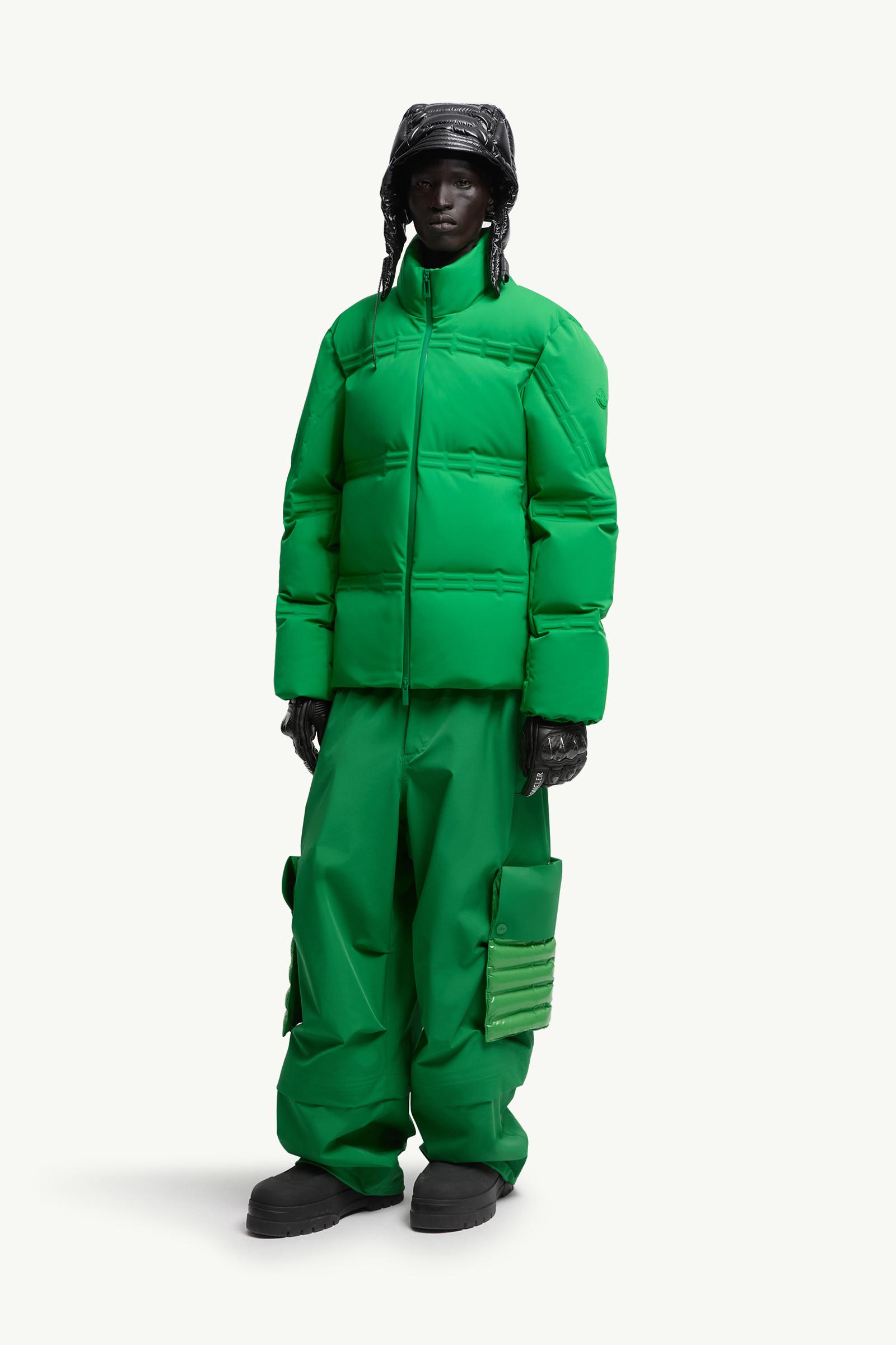 Bright Green Moncler x A$AP Rocky Rally Short Down Jacket