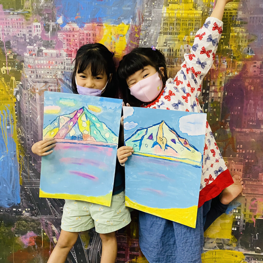 ホドラー」のスイスアルプスの風景画！子供でも簡単な描き方 | 大阪の