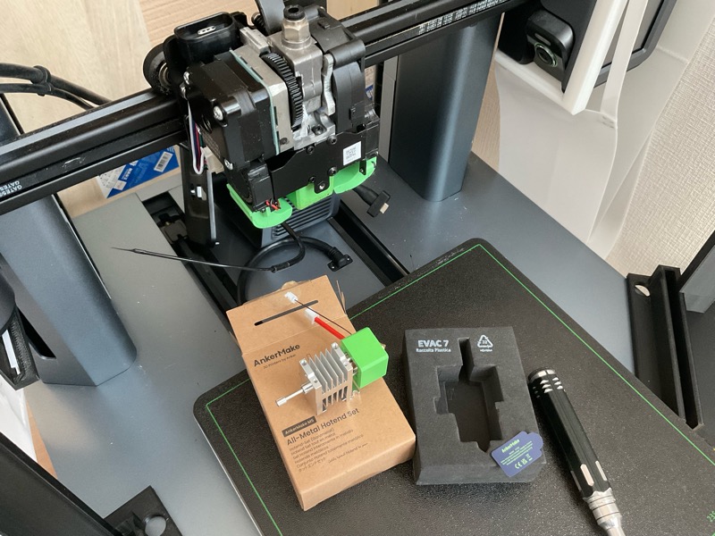 Ankermake M5をオールメタルホットエンド仕様に変更 ABSでの実力は