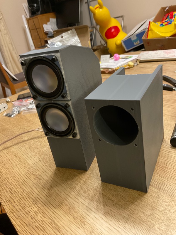 ダイソー300円スピーカーユニット 2ペアで作るオリジナル
