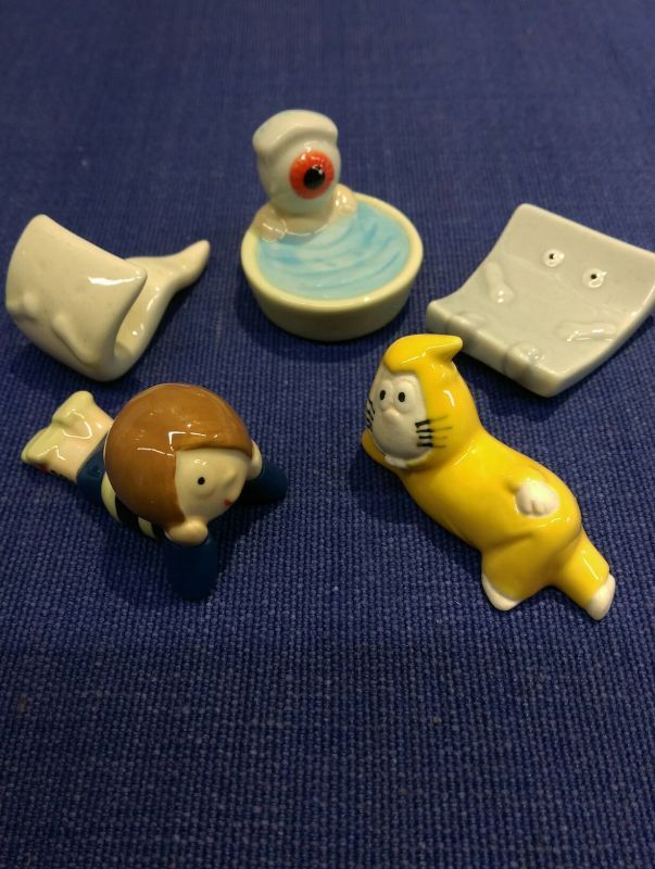 再入荷】陶器箸置きシリーズ『一反もめん』 - もののけ本舗