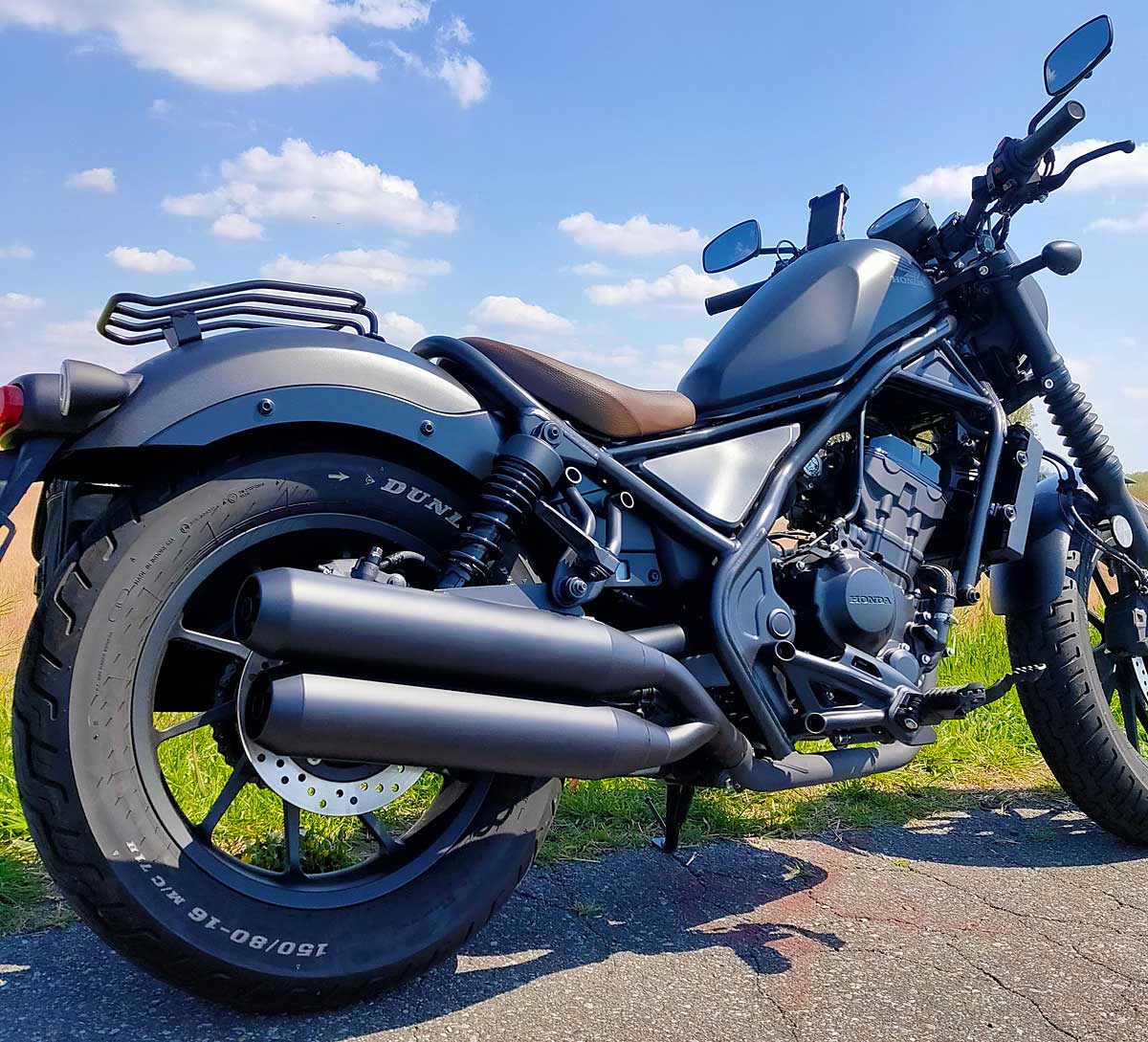 マフラー BEAMS パワーヘッダー W / ホンダ レブル250 | 月の中