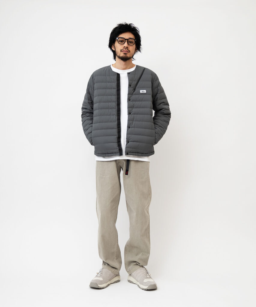 春スタイル】NANGA WHITE LABEL ダウンカーディガン | NANGA WHITE