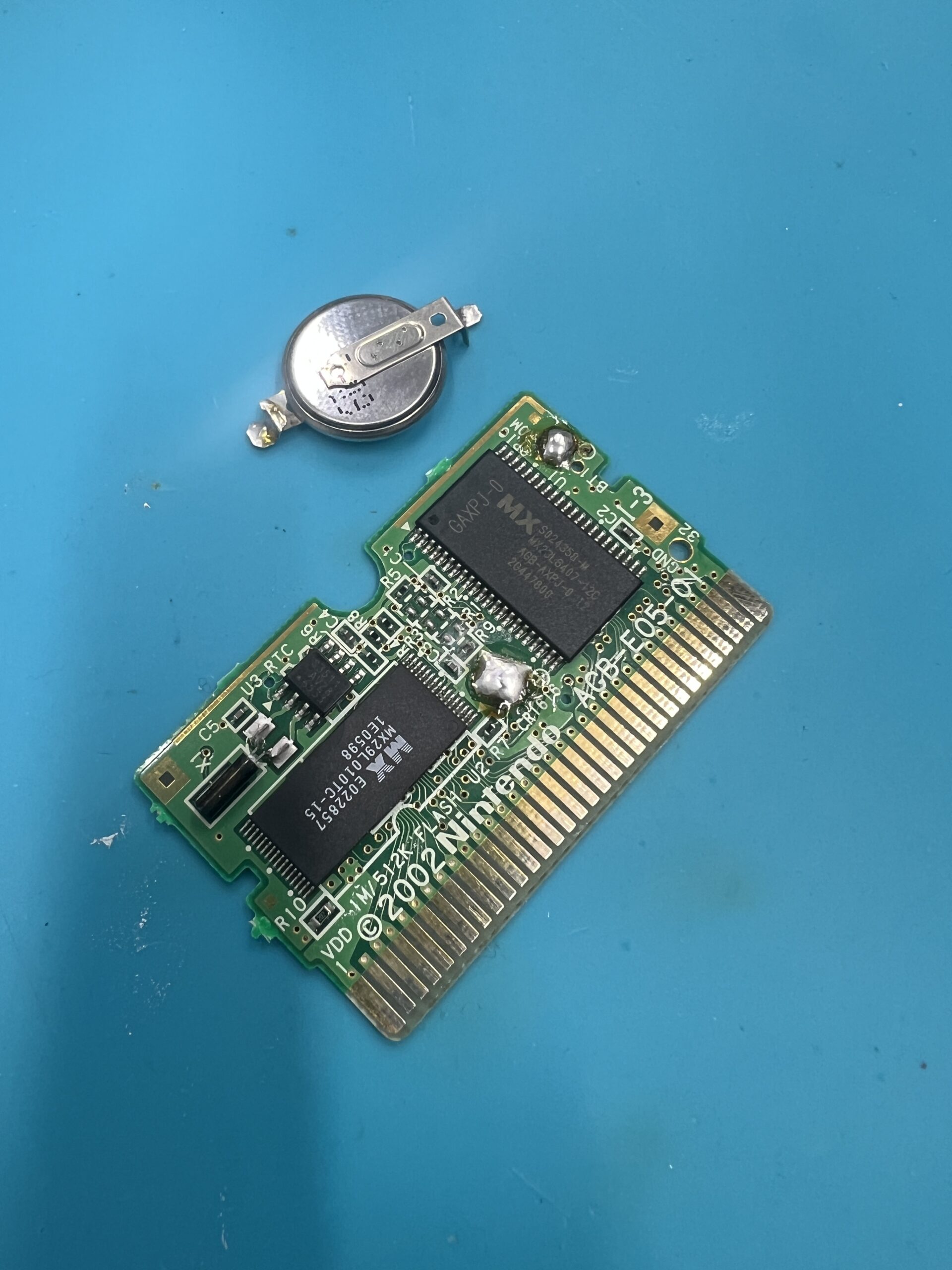 ポケットモンスターサファイア電池交換！ゲームボーイアドバンスソフト