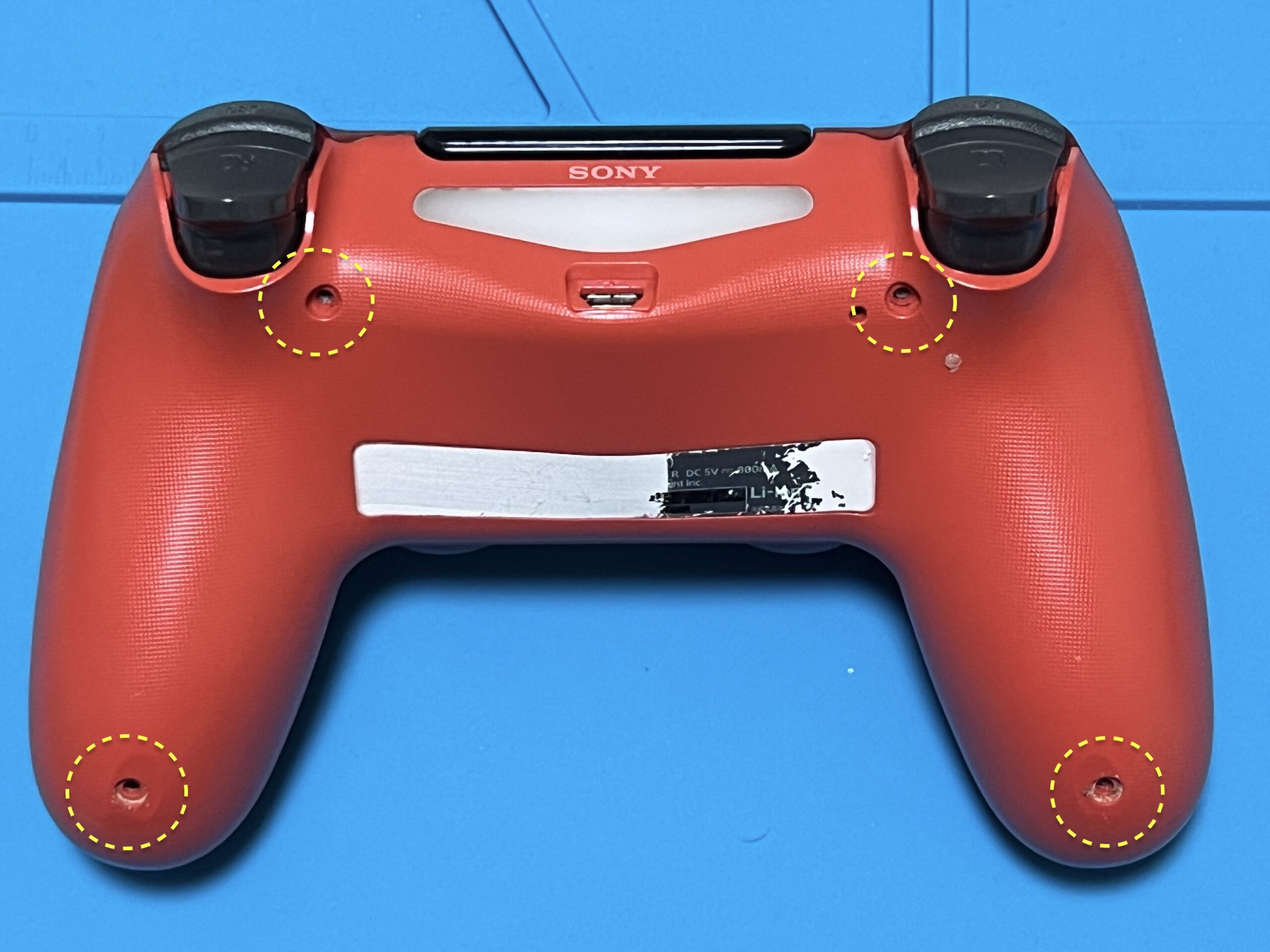 PS4コントローラー(DUALSHOCK 4)ボタン修理『分解マニュアル』郵送修理