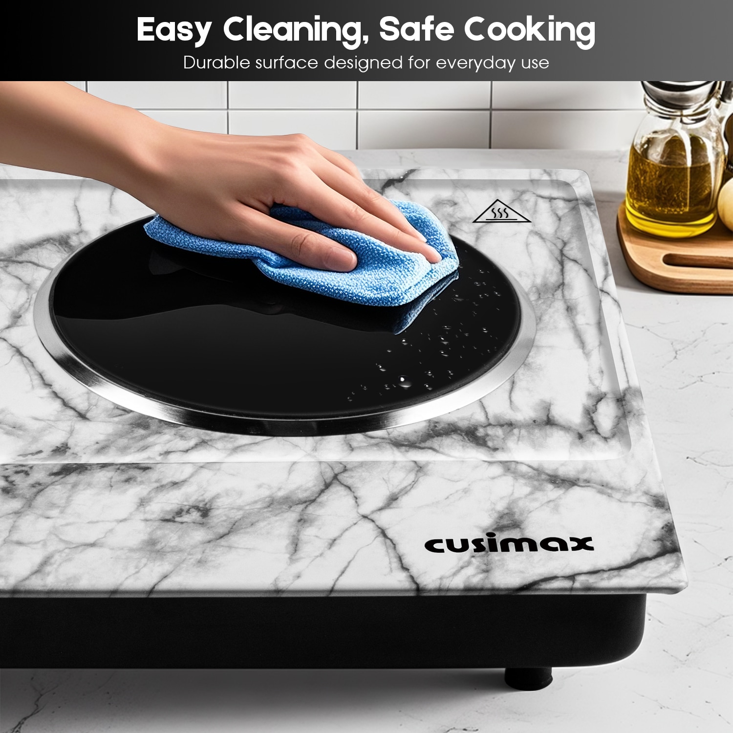 Jeremy Cass 14.57-in Stainless Steel Smooth Surface 2 Burners