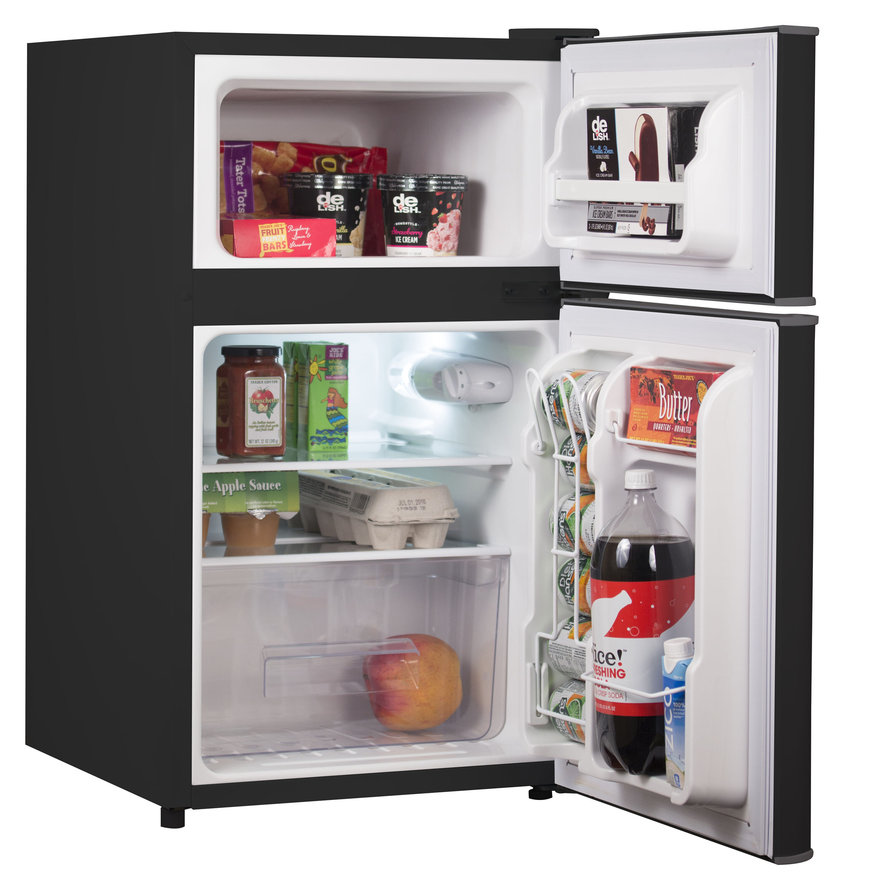 BLACK+DECKER 3.1-cu ft Mini Fridge with Freezer (Black) Garage