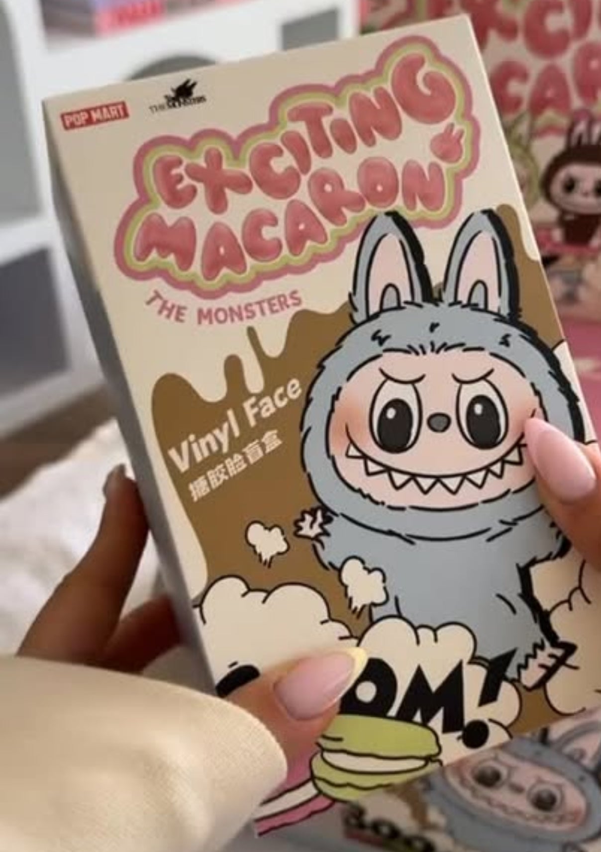 POPMART THE MONSTERS LABUBU Exciting Macaron- Blind Box Single Box