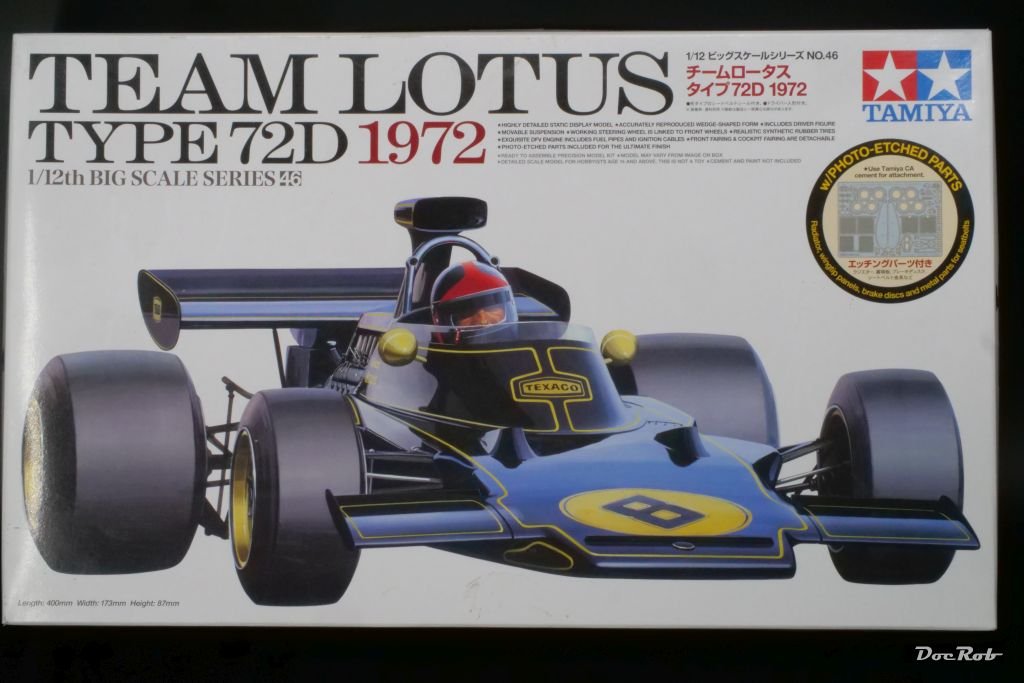 Lotus 72D by DocRob - FINISHED - Tamiya - 1/12 - Plastic/Metal