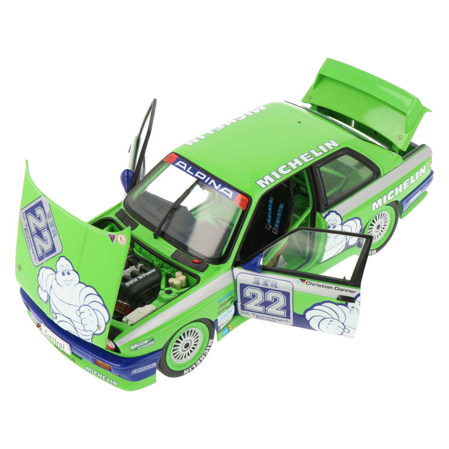 PMA180882022 - 1:18 BMW M3 - Team Alpina - CH. Danner - Double