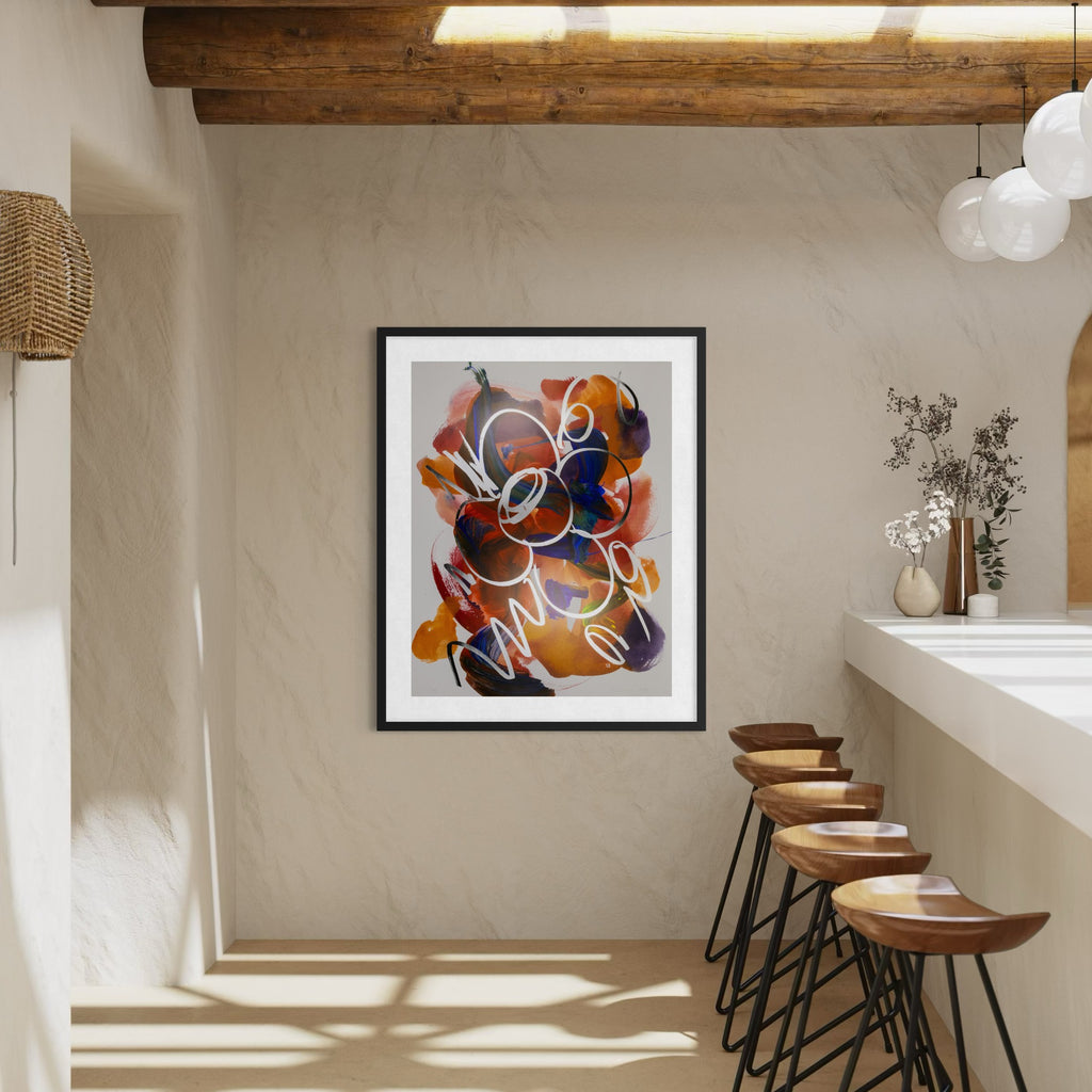 Jeff Koons 2019 Flower Drawing Signed Screenprint Edition of 50