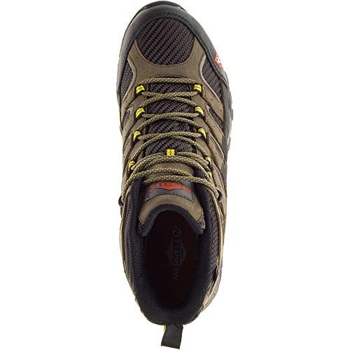MERRELL WORK Men's Moab 2 Ventilator Mid Waterproof Soft Toe