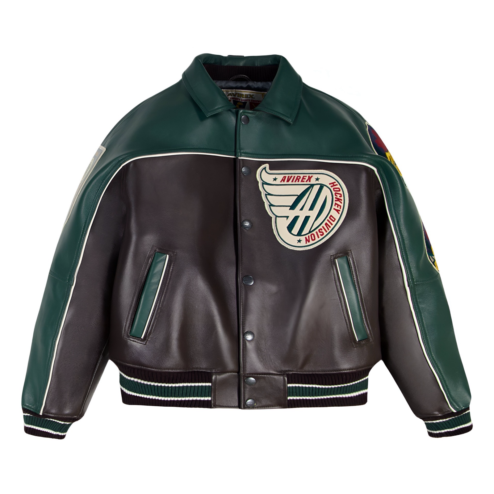 AVIREX CANADIAN DIVISION LEATHER JACKET Men's -ESPRESSO – Moesports