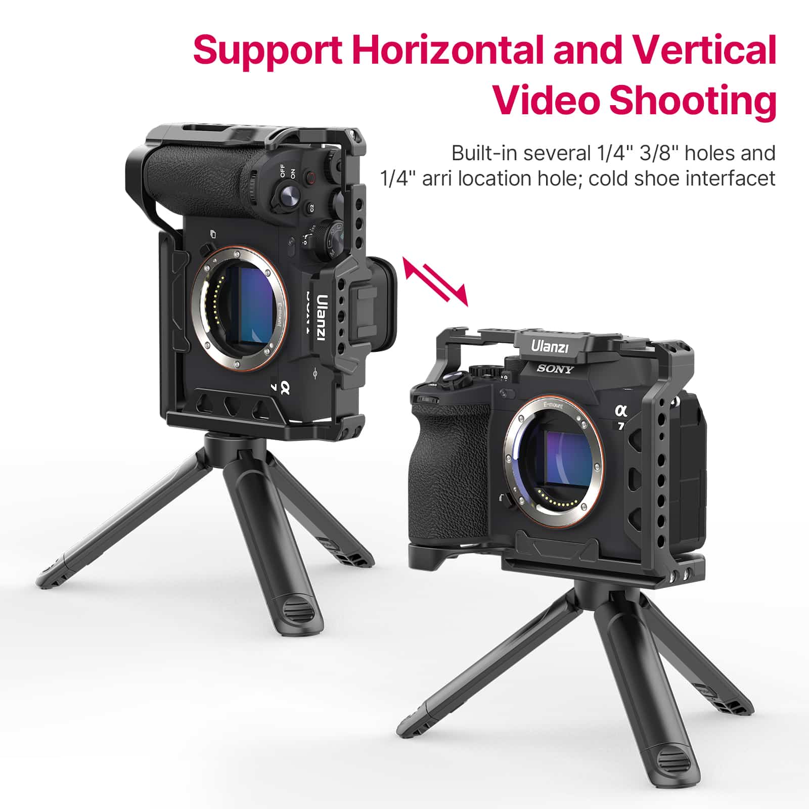 Ulanzi cage voor Sony A7 III, A7 Mark IV en A7R III | MOJOGEAR