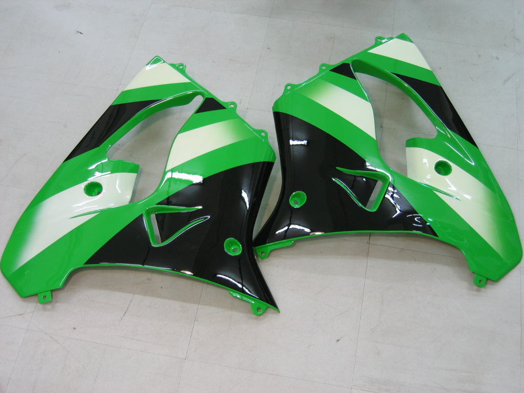 Carene Kawasaki ZX 9R Verde Nero ZX9R Racing (2000-2001)
