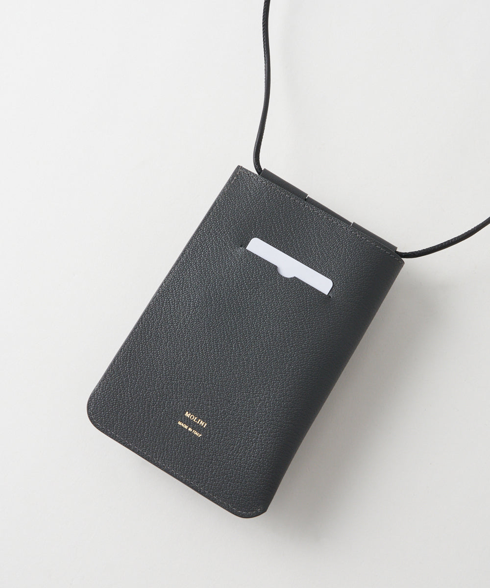 Phone Shoulder Wallet - Gray – MOLINI（モリニ）オフィシャル