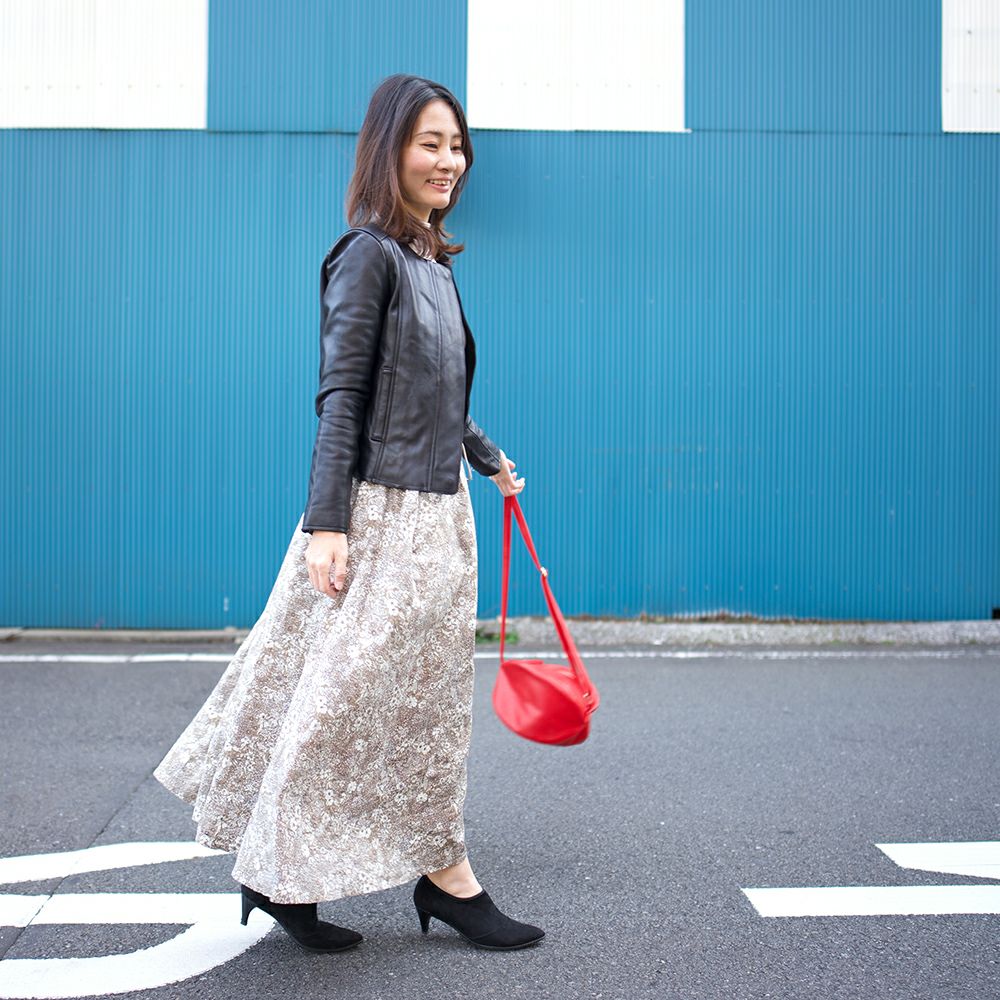 ラムレザー ノーカラージャケットブルゾン(ブラック) | もりのがっこう公式