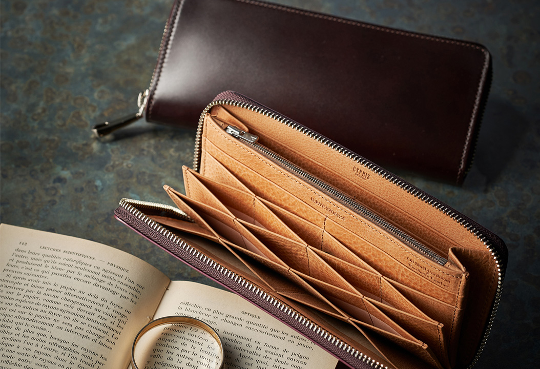 オイルシェルコードバン＆ヴァケッタレザー | 革小物・革財布CYPRIS