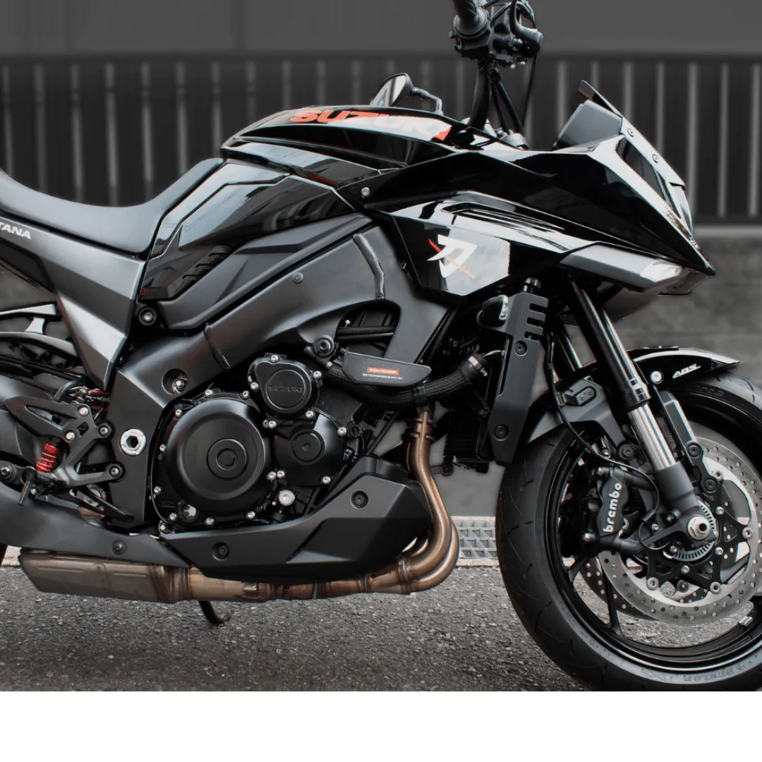 す GSX-S1000S カタナ 純正マフラー改 中間ストレート GSX-S1000S