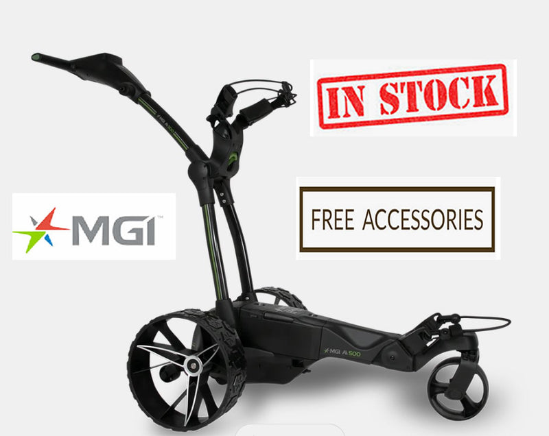 MGI Zip X5 Electric Golf Trolley - Free Accessories Bundle