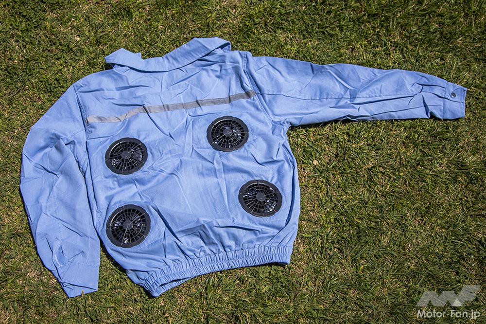 バイクの熱中症対策】工事現場の定番アイテム「ファン付き作業服