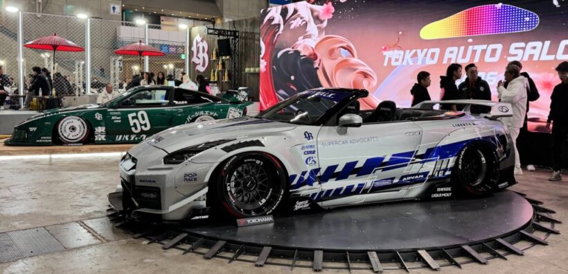 禁断のルーフカットGT-Rが登場！ リバティーウォークの最新作が規格外