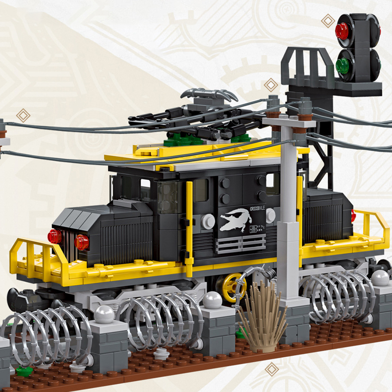 JIESTAR 59007 Crocodile Locomotive Building Block - MOULD KING