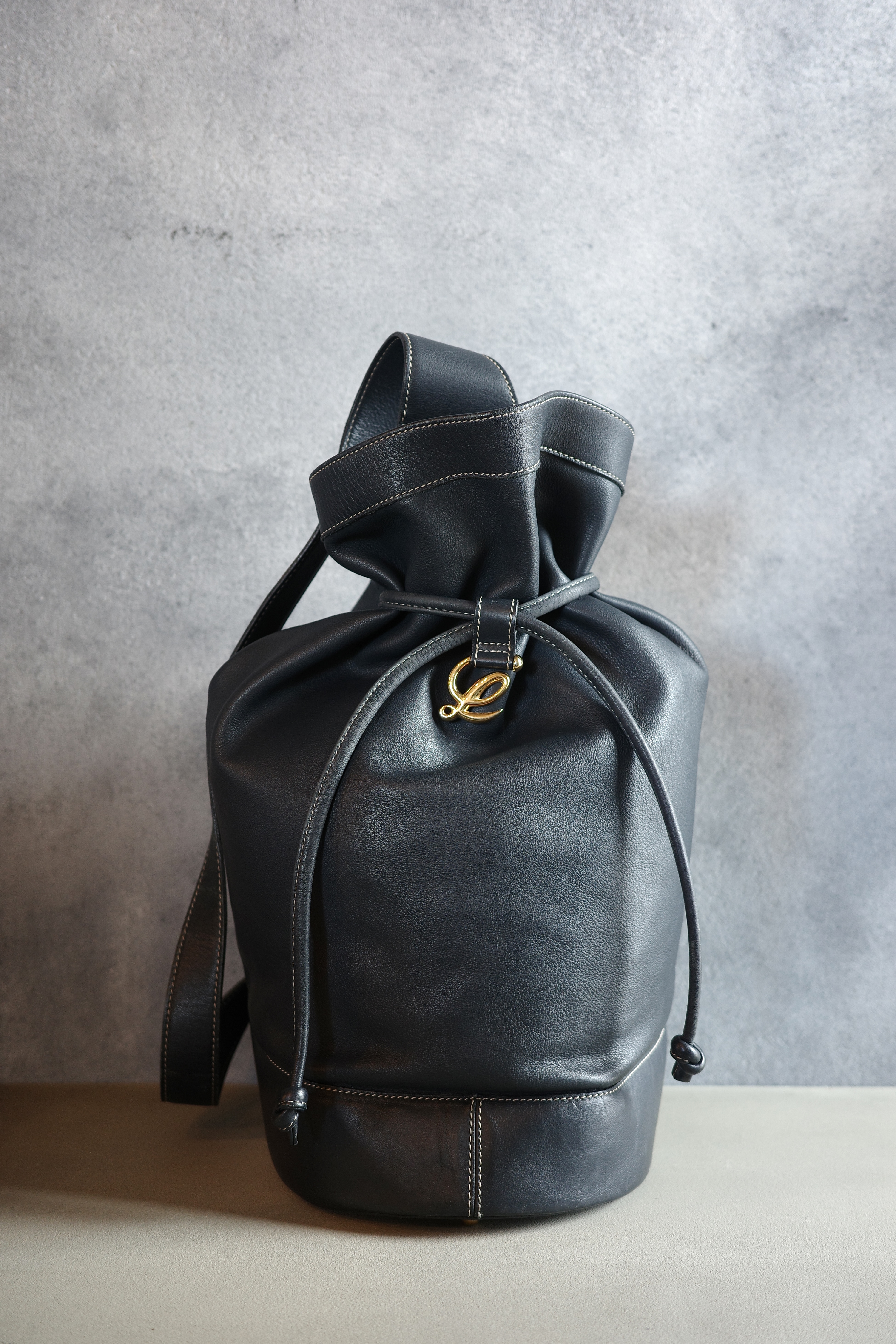 VINTAGE LOEWE アントン レザーショルダーバッグ - mozme