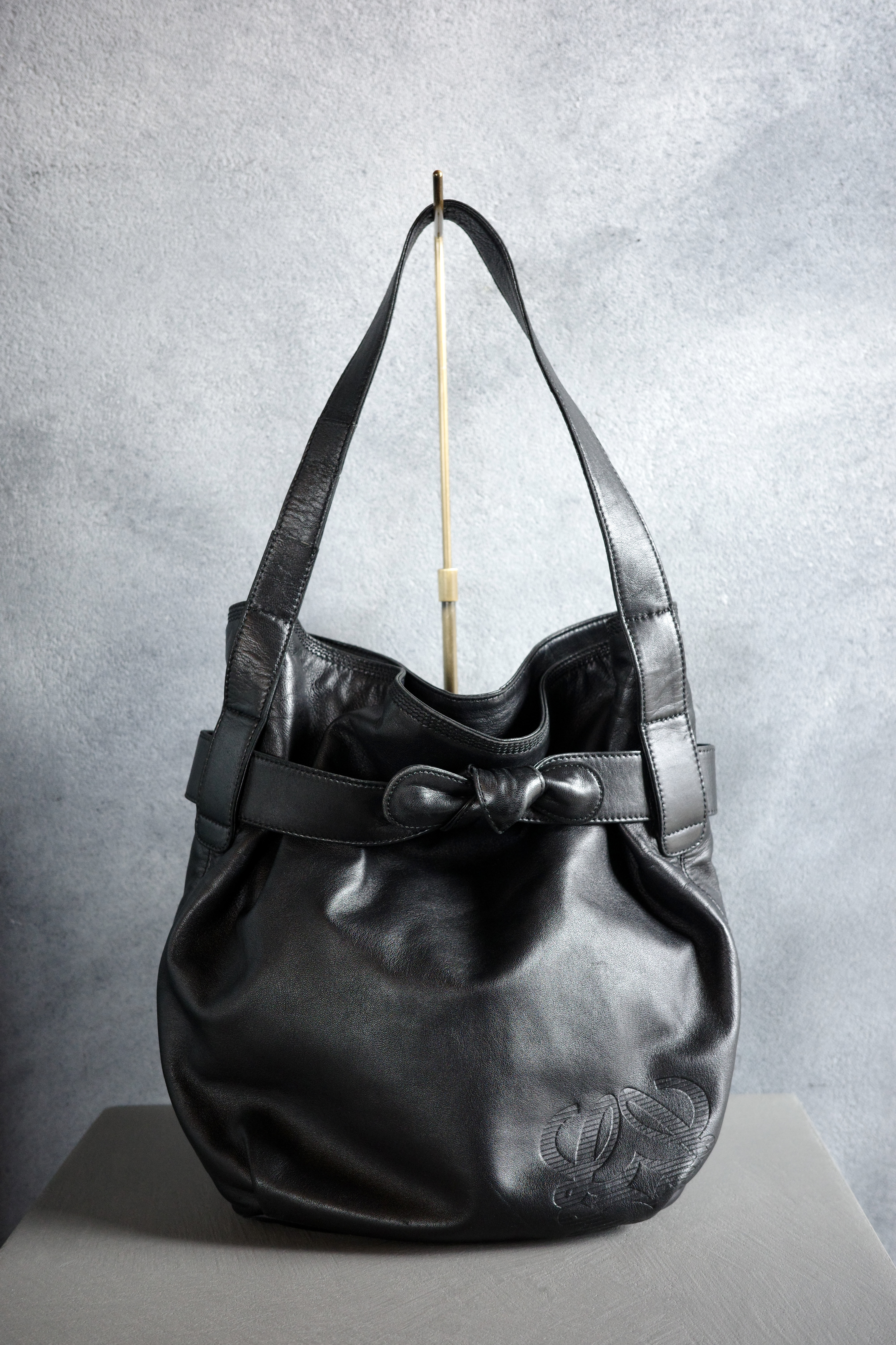 VINTAGE LOEWE アナグラム巾着バッグ - mozme