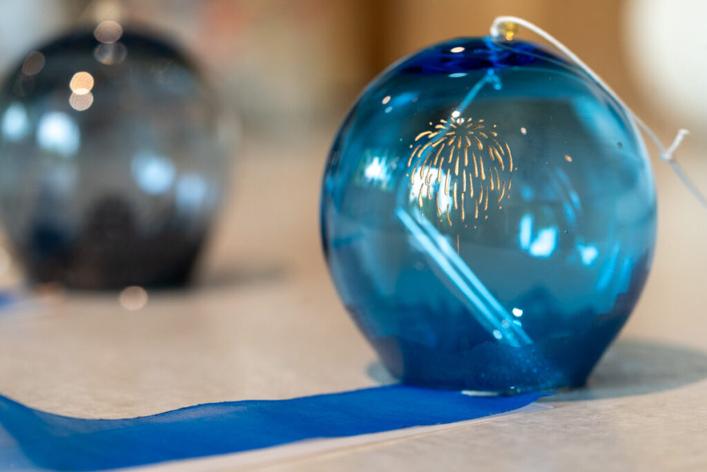 金津沙矢香 スノードーム ブルーマーブルの海辺 ガラス作家 金津沙矢香展開催のお知らせ】 gallery fumoto（MMoP内