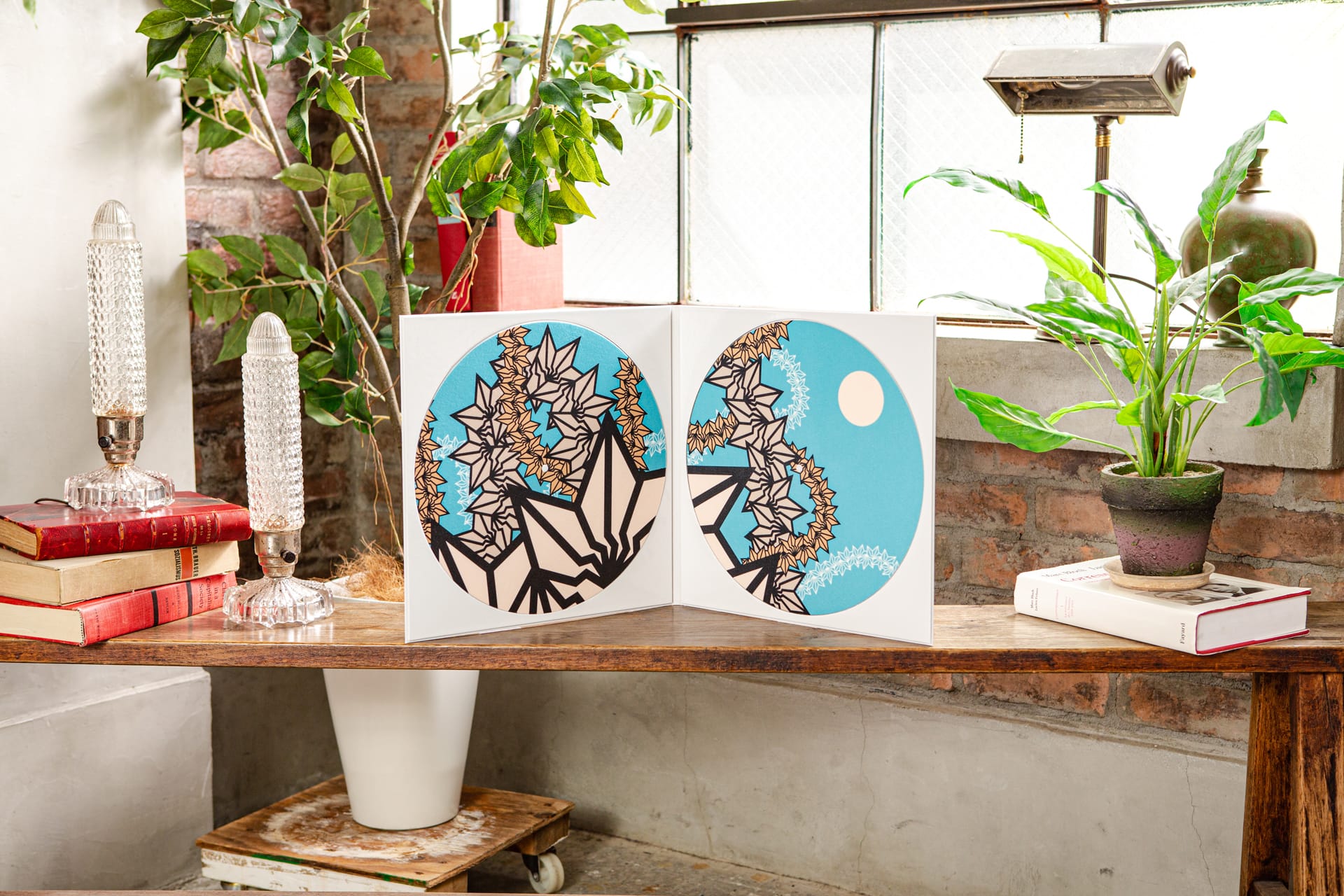 Turquoise sky / BAKIBAKI アートスリップマット | BISHOP SHOP