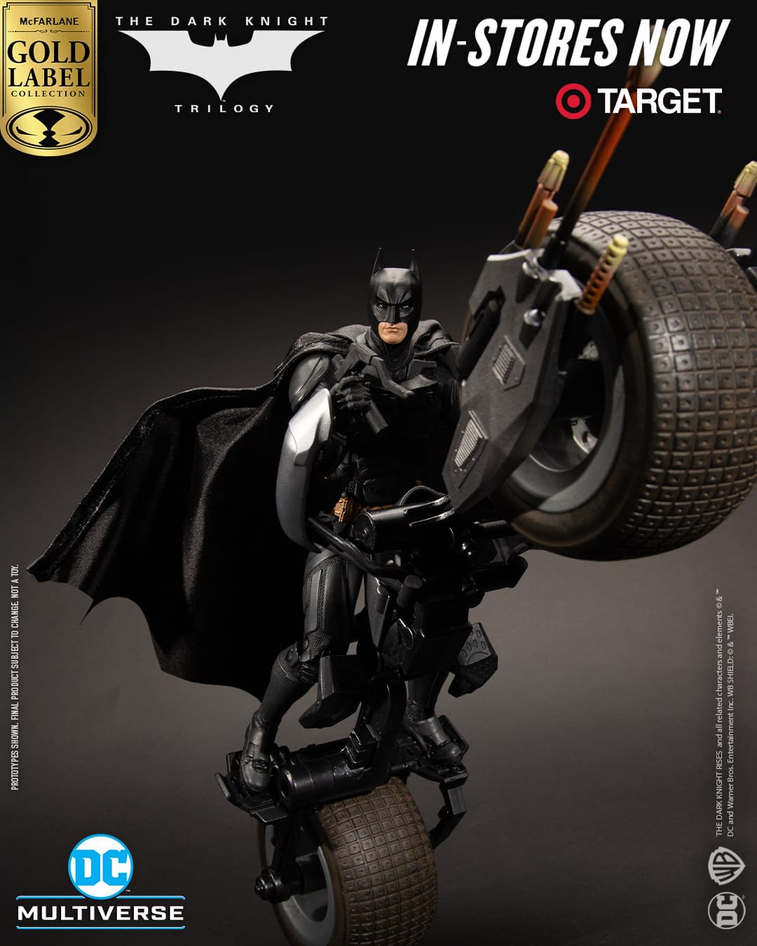 The Dark Knight Rises Batpod and Batman Arrives from McFarlane
