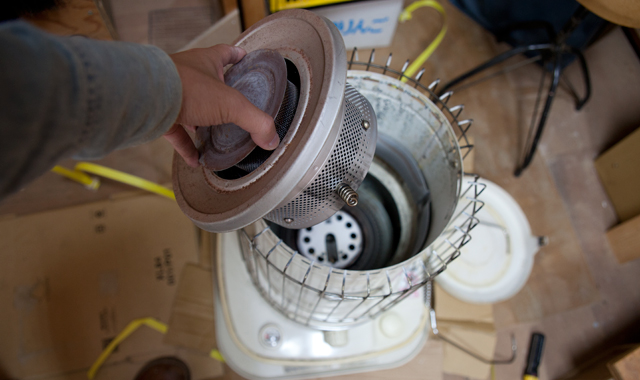 石油ストーブ コロナSL-221を入手！ 分解清掃と芯交換をやりました