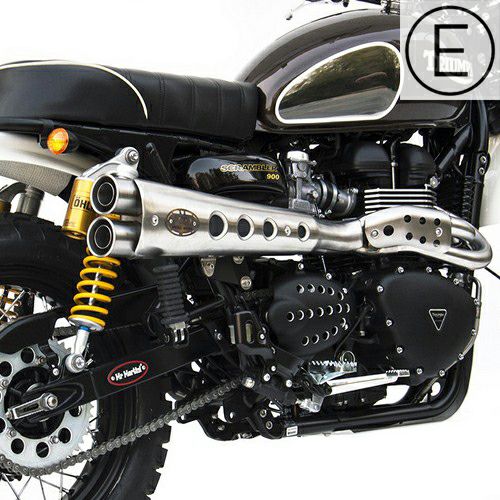 トライアンフ 空冷 ボンネビル T100 スクランブラー フルエキゾースト