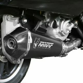 MIVV スリップオンマフラー MOVER ブラックステンレス SUZUKI