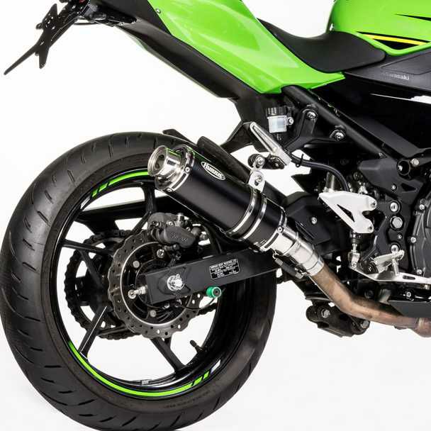 HURRIC スリップオンマフラー Supersport ブラック KAWASAKI Ninja 400
