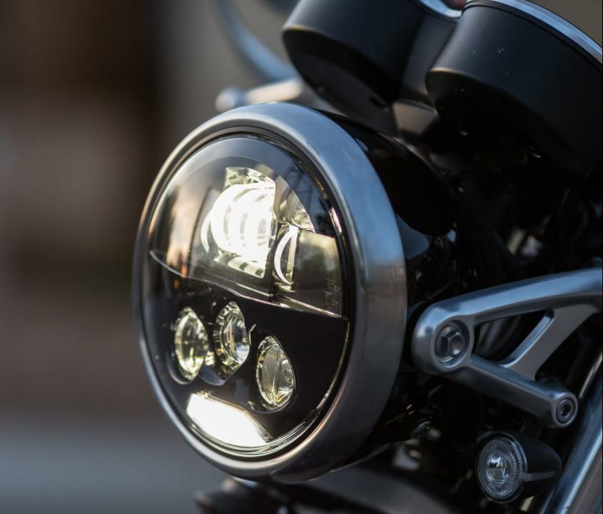 MOTODEMIC LED ヘッドライト EVO スタンダード ブラック Triumph Speed